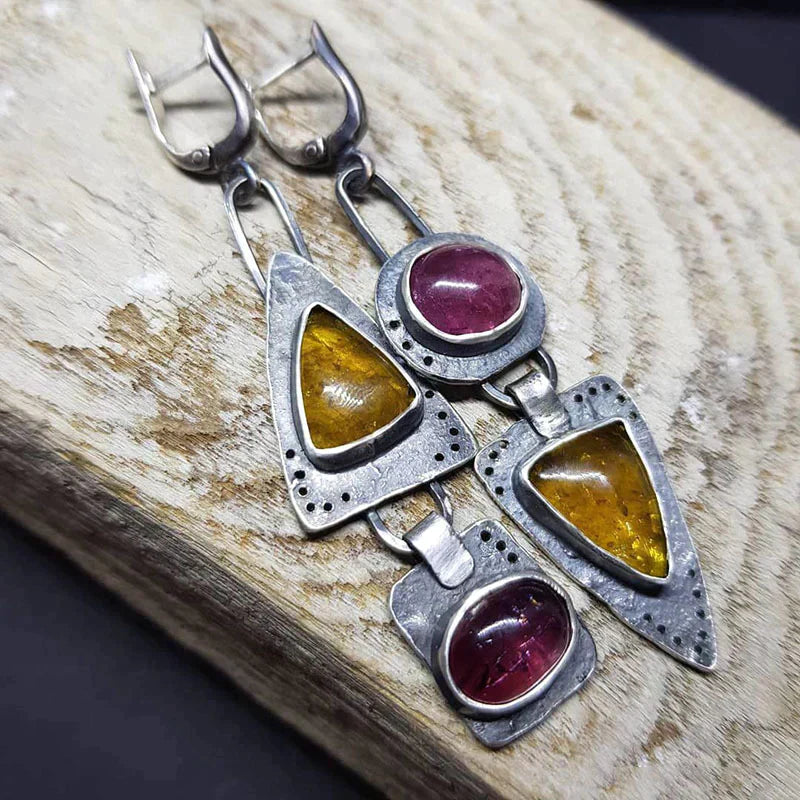 Opaline™ | Vintage Triangle Earrings