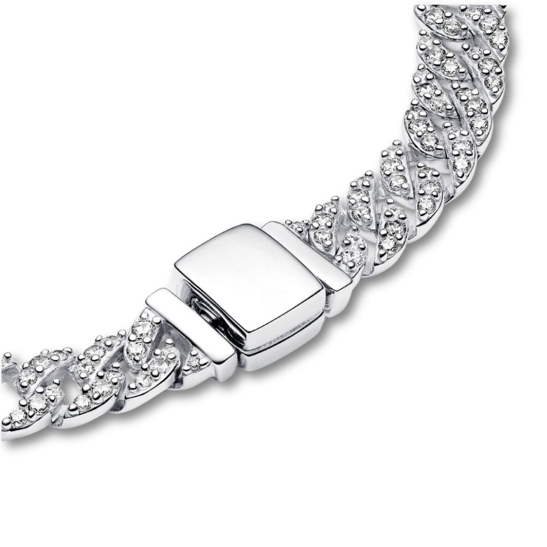 Cubo™ | 18K Gold Moissanite Cuban Bracelet