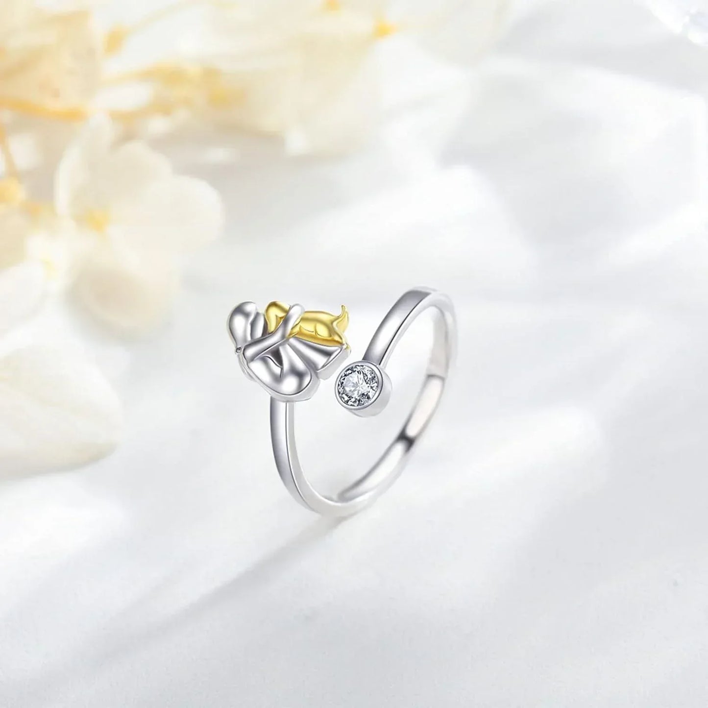 Hayley™ | Adjustable Sterling Silver Bond Ring