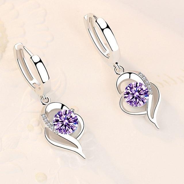 Gleam™ | Silver Zirconia Stud Earrings