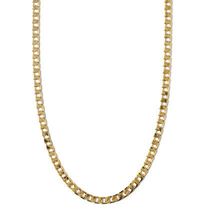 Vero™ | 16K Gold Flat Link Curb Chain Necklace