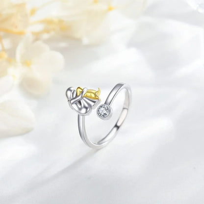 Hayley™ | Adjustable Sterling Silver Bond Ring