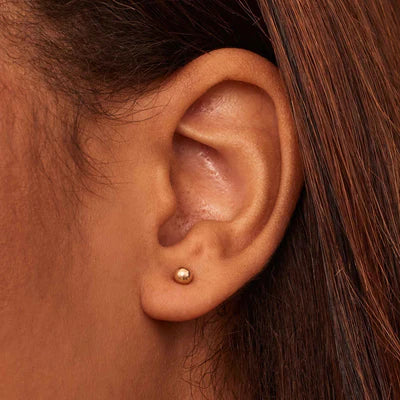 Ball™ | 16K Gold Stud Earrings