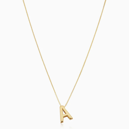 LoveNote™ | 18K Gold Letter Initial Necklace