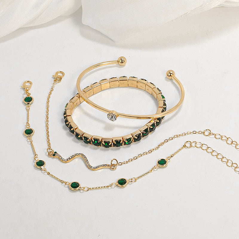 Sorina™ | 18K Gold Bracelet Set