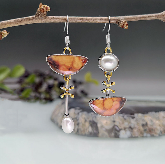 Elodi™ | Retro Orange Earrings