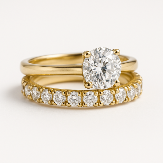 Savaya™ | 18K Gold Ring Set
