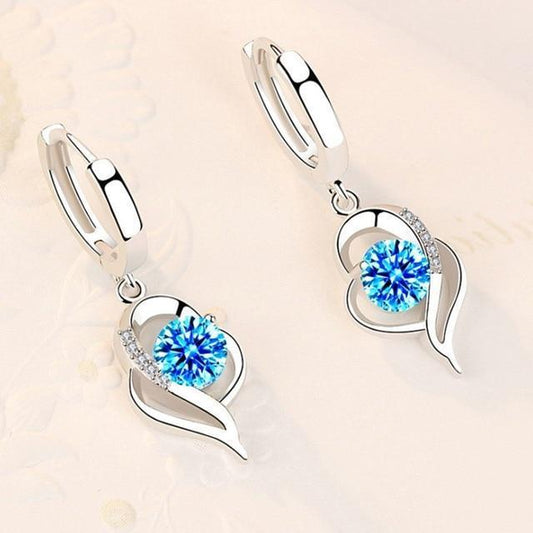 Gleam™ | Silver Zirconia Stud Earrings
